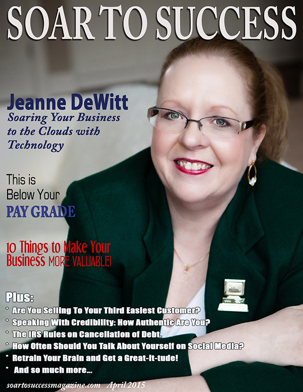 Jeanne DeWitt Soar To Success April 2015